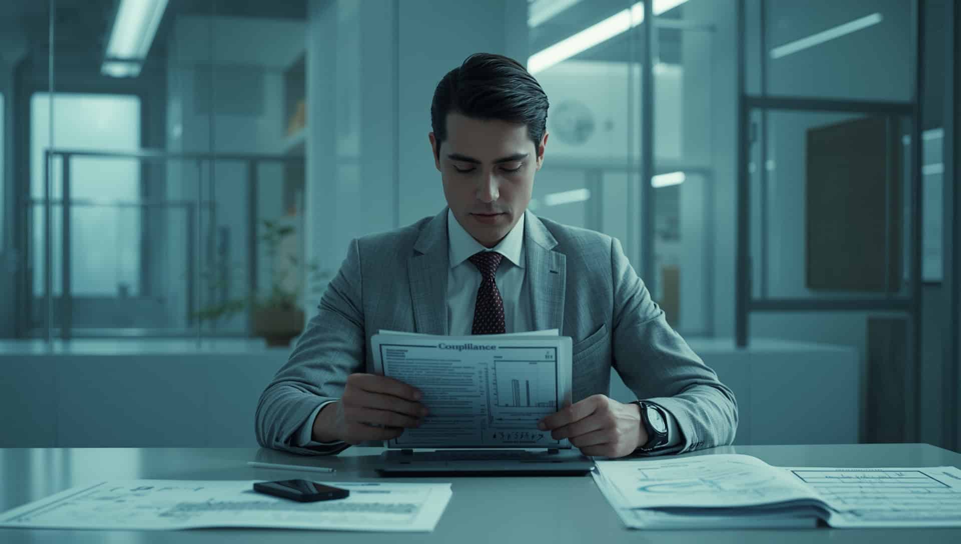 Sourcing professional reviewing factory compliance and audit documentation